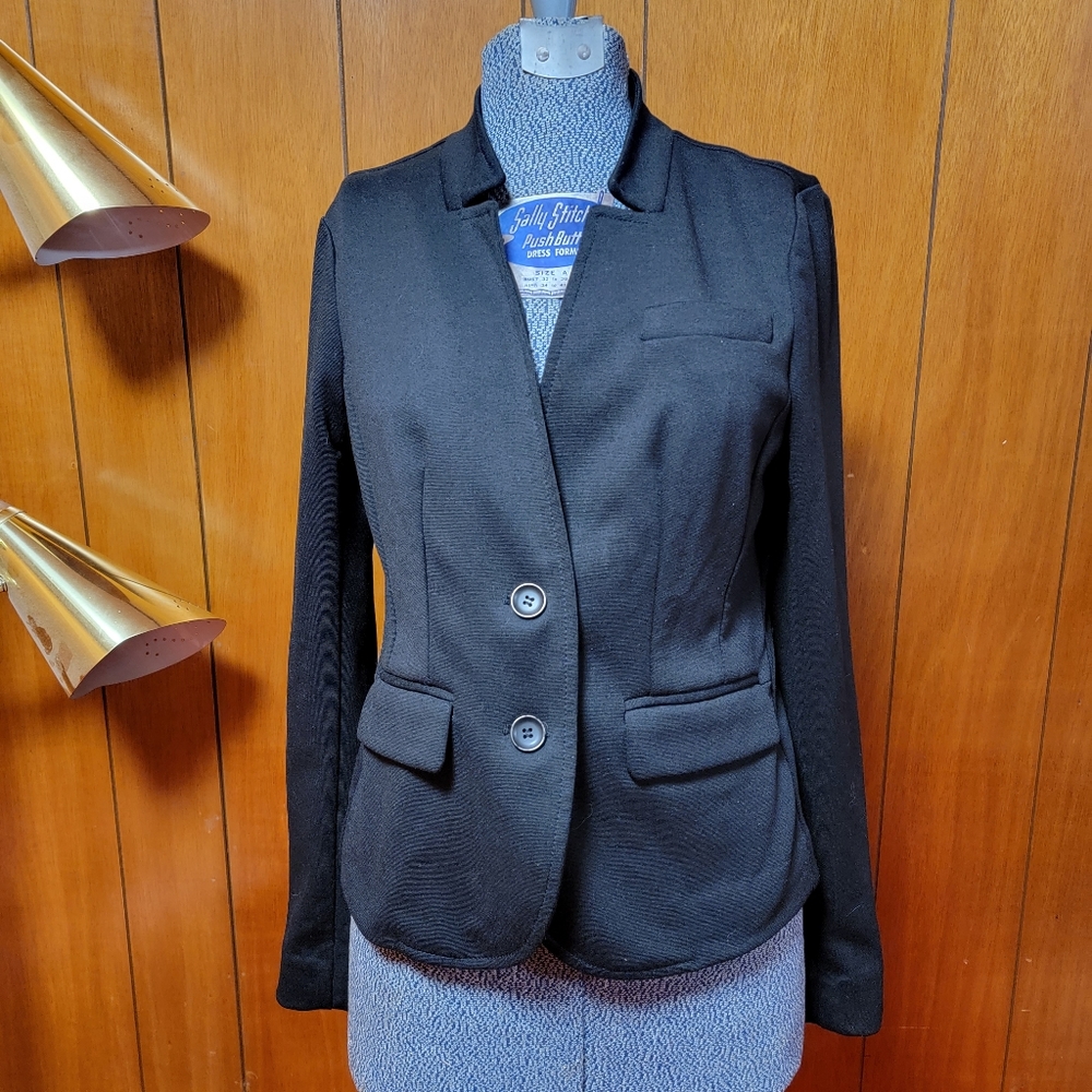 Loft black blazer xs